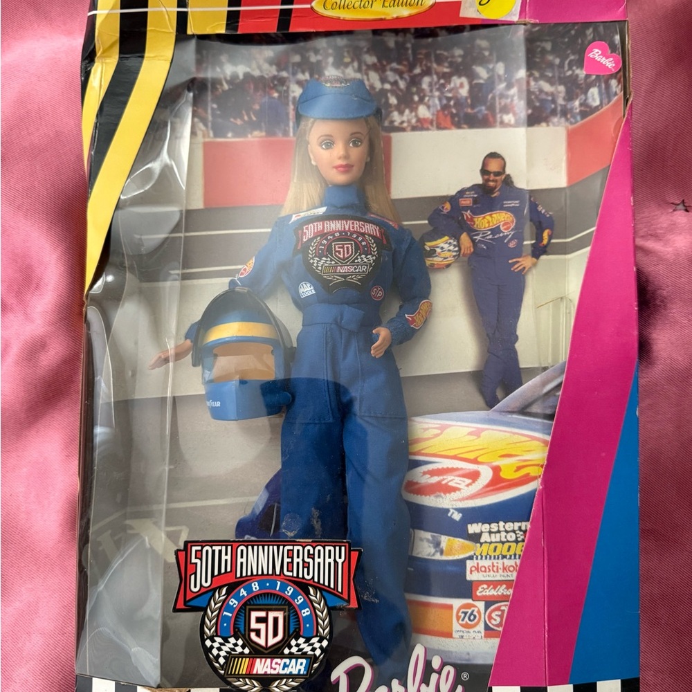 Barbie Blue Racing Doll Special Edition